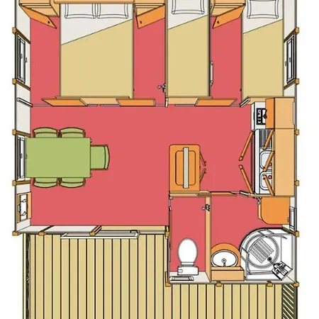 Camping Confortable Avec Terrasse - 5 Pers - Api-1-52-1957 Pamiers
